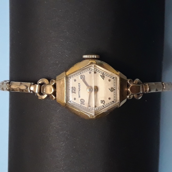 Vintage 1940s Wittnauer 10k Gold Filled Mechanical Ladies Wrist Watch